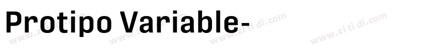 Protipo Variable字体转换